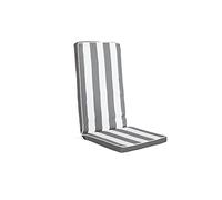 DKD Home Decor Coussin de Chaise Gris Blanc 42 x 4 x 115 cm Blanc Estándar