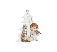 Crèche de Noël DKD Home Decor Argenté Marron Blanc Résine (13,6 x 5,2 x 15,9 cm)
