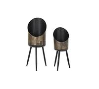 DKD Home Decor Ensemble de Pots de Fleurs, Standard