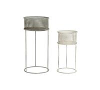 DKD Home Decor Ensemble de Pots de Fleurs, Standard