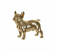 DKD Home Decor Figurine Chien Doré