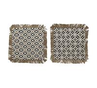 DKD Home Decor Housse de Coussin, Standard