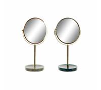 Dkd home decor Miroir grossissant rond - Vert