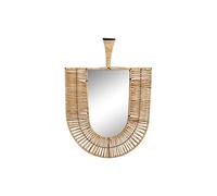 Dkd home decor Miroir mural rotin - Marron