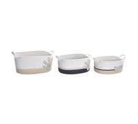 DKD Home Decor Set basket Coton