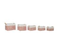 DKD Home Decor Set de basket 5 paniers