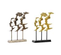 DKD Home Decor Visage Doré (2 unités)