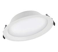 LEDVANCE Spot de plafond Downlight ALU DN 200 – 25 W, 3000 K, IP44/IP20 – WT