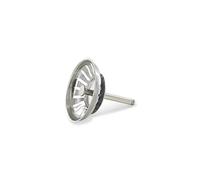 DL-pro Panier à tamis 79 mm avec tige de levage 8 x 61 mm 18 fentes compatible avec Blanco 119146 pour bonde d'évier
