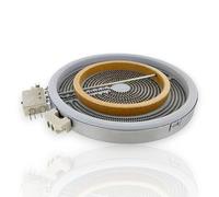 DL-pro Radiateur à double circuit 210/135 mm 2200/1000 W 230 V pour EGO 10.51213.432 1051213432 pour Bosch Siemens 356337 00356337 00356337