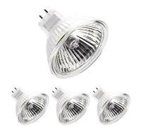 DLEDMOP Ampoule halogène MR16 24V 50W 20W 35W GU5.3 MR16 Ampoules halogènes Couvercle en verre pour lampe de bureau Rail Light(4PCS / 35W)