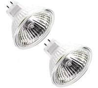 DLEDMOP Ampoule halogène MR16 24V 50W 20W 35W GU5.3 MR16 Ampoules halogènes Couvercle en verre pour lampe de bureau Rail lumineux(2PCS / 50W)