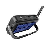 DLH chargeur solaire - 2 x USB-C, USB - 50 Watt