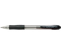 Pilot Pen - Stylo à bille rétractable SUPER GRIP - Pointe F - Noir