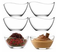 DMA-Z Lav Vira Lot de 6 bols à dessert en verre sans plomb 310 ml Idéal pour le pudding et plus (310 ml), DMAZ-1021
