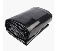 DMCHENGMA Bâche de Bassin Noire Robuste en HDPE Souple (5 Mil d'épaisseur) - 6x9m, 7x10m, 8x12m, 10x10m Facile sous-Couche Tarpaulin pour Étangà Découper(4x6m)