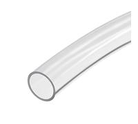 DMiotech 19 mm ID 24 mm AD Tube en PVC transparent flexible tube transparent tuyau en vinyle pour tuyau d'eau de jardin tuyau d'air tube d'huile 1 m de longueur
