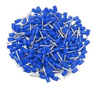 DMiotech 300 pièces 18AWG Ferrules de câble Cuivre étamé Isolé bleu | VE1010, Isolé nylon, Connecteur à sertir, pour systèmes d'automatisation électrique de contrôle industriel et d'alimentation