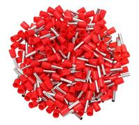 DMiotech 300 Pièces Ferrules de câble 14 VE2510 Cuivre étamé Rouge | Nylon Isolé, Sertissage, Connecteur terminal de cordon, pour contrôle industriel électrique automatisation alimentation