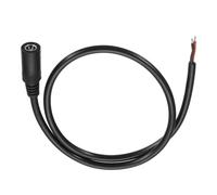 DMiotech Câble d'alimentation CC, 50 cm, 18 AWG femelle | 5,5 x 2,1 mm prise mâle vers fil nu fil d'alimentation à extrémité ouverte 50 cm pour bande LED CCTV panneau solaire