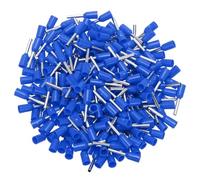 DMiotech Embouts à sertir 300 Pièces 20AWG Cuivre Étamé VE7508 | Isolé Bleu, Isolé en Nylon, pour Contrôle Industriel, Automatisation Électrique, Alimentation