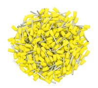 DMiotech Embouts de câble 300 Pièces 20 AWG VE7510 Jaune Cuivre étamé | Isolation nylon, à sertir, pour contrôle industriel, automatisation électrique, systèmes d'alimentation
