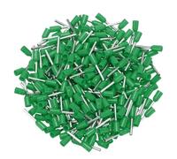 DMiotech Embouts de fil 300 pièces calibre 20 VE7510 cuivre étamé | isolé vert, isolé en nylon, pour systèmes de contrôle industriel, d'automatisation et d'alimentation
