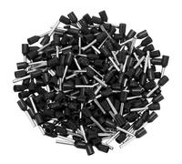 DMiotech Embouts de fils 300 pièces 18AWG VE1010 Cuivre étamé Noir | Isolation nylon, sertissage pour connecteur terminal de cordon, pour automatisation et contrôle industriel
