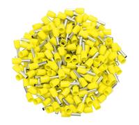 DMiotech Ferrules de câble 14 AWG 300 pièces VE2508 Cuivre étamé | Embouts à sertir isolés en nylon jaune pour systèmes de contrôle industriel, électrique, d'automatisation et d'alimentation