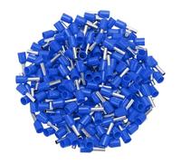 DMiotech Ferrules de câble 14AWG 300 Pièces VE2508 Cuivre étamé | Connecteur de borne à sertir, Isolé bleu, Nylon, pour contrôle industriel, automatisation électrique, alimentation