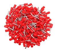 DMiotech Ferrules de câble 20 AWG VE7508 Cuivre étamé Nylon | Connecteur terminal, 300 Pièces, Isolé rouge, pour systèmes de contrôle industriel, automatisation électrique