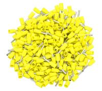 DMiotech Ferrules de fil 300 20 AWG VE7506 Cuivre étamé Nylon Jaune | connecteur terminal à sertir isolé, pour systèmes de contrôle industriel, automatisation électrique, alimentation