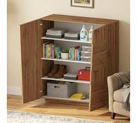 Dmora - Armoire polyvalente 2 portes Zulimo, Armoire multifonctionnelle, Armoire 2 portes, 120x44h126 cm, Chêne