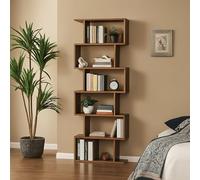 Dmora - Bibliothèque Lucio, Meuble avec étagères, Bibliothèque de bureau, 100% Made in Italy, 80x25h192 cm, Érable