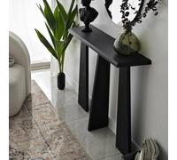 Dmora - Console Arcturus, Table Polyvalente, Armoire de Rangement, Bureau du Couloir, 100x28 h83 cm, Anthracite