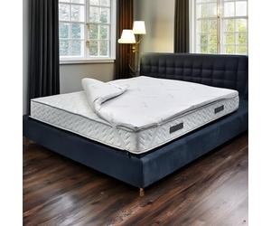 Dmora Surmatelas renouvelle Le Matelas en Mousse à mémoire de Forme, 100% fabriqué en Italie, Anti-acariens, hypoallergénique et antibactérien, 120 x 190 x 5 cm