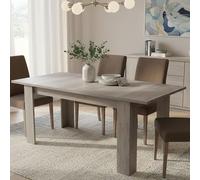 Dmora Table de salle à manger extensible, Console extensible, Table moderne avec rallonge, 160 / 220x88h80 cm, Couleur chêne