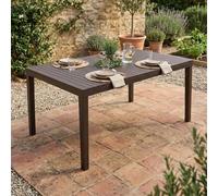 Dmora - Table d'extérieur Maratea, Étagère à Manger rectangulaire, Table de Jardin Polyvalente, 100% Made in Italy, 150x90h72 Cm, Anthracite