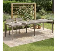 Dmora - Table d'extérieur Varda, Base Pique-Nique, Table de Jardin Multiposition, Table d'extérieur Polyvalent, Made in Italy, 292x86 h74 cm, Tourterelle
