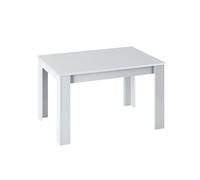 Dmora Table extensible Dilici, Console extensible pour salle à manger avec rallonge, 140-190x90h78 cm, Blanc