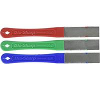 DMT Dia-Sharp Mini-Hone Kit, set de 3 affûteurs diamant à 3 granulométries, 6,35 cm / 2,5 pouces, D2K