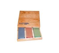 DMT W6EFC - Kit de pierres à aiguiser diamantées DMT dans un coffret en bois, 3 pièces
