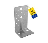 DMX kp8 Gah-Alberts Paquet d'équerres renforcées avec nervure, Lot de 10, 145 x 70 x 90 x 2,5 mm, 4028