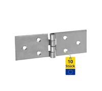 DMX - Lot de 10 charnières pliables - 100 x 35 mm - Charnières à bande de piano - Charnières de porte - Charnières pour portes d'armoire - Charnières pliantes - Charnières de meubles - Charnière pour