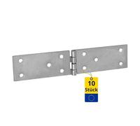 DMX - Lot de 10 charnières pliables - 200 x 45 mm - Charnières à bande de piano - Charnières de porte - Charnières pour portes d'armoire - Charnières pliantes - Charnières de meubles - Charnière pour