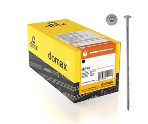 DMX - Lot de 100 vis à tête plate pour bois - Vis à bois - Pour panneaux d'aggloméré - Vis à tête plate - Pour bois - Torx - Vis pour construction en bois
