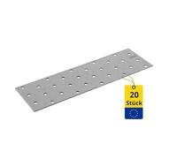 DMX pp7 Plaque perforée 200 x 60 x 2,0 mm/Grand pack, Lot de 20, 4407