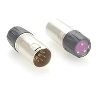 DMX Testeur de signal XLR 5 broches DMX512 Détecteur de ligne pour éclairage de scène, têtes mobiles, éclairage de studio