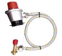 DN Autogas Parts 901 904 907 Lot d'adaptateurs de recharge pour bouteille de gaz - Tuyau haute pression de 1 m, connecteur à clip Jumbo de 35 mm, pression non réduite, largeur 21,8 x 1/14"