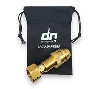 DN Autogas Parts Adaptateur de bouteille de gaz LPG GPL M22 - Connecteur de remplissage Euronozzle européen avec sac pour les stations LPG espagnoles et portugaises